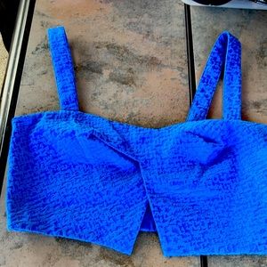 Arden Blue Crop Size Medium